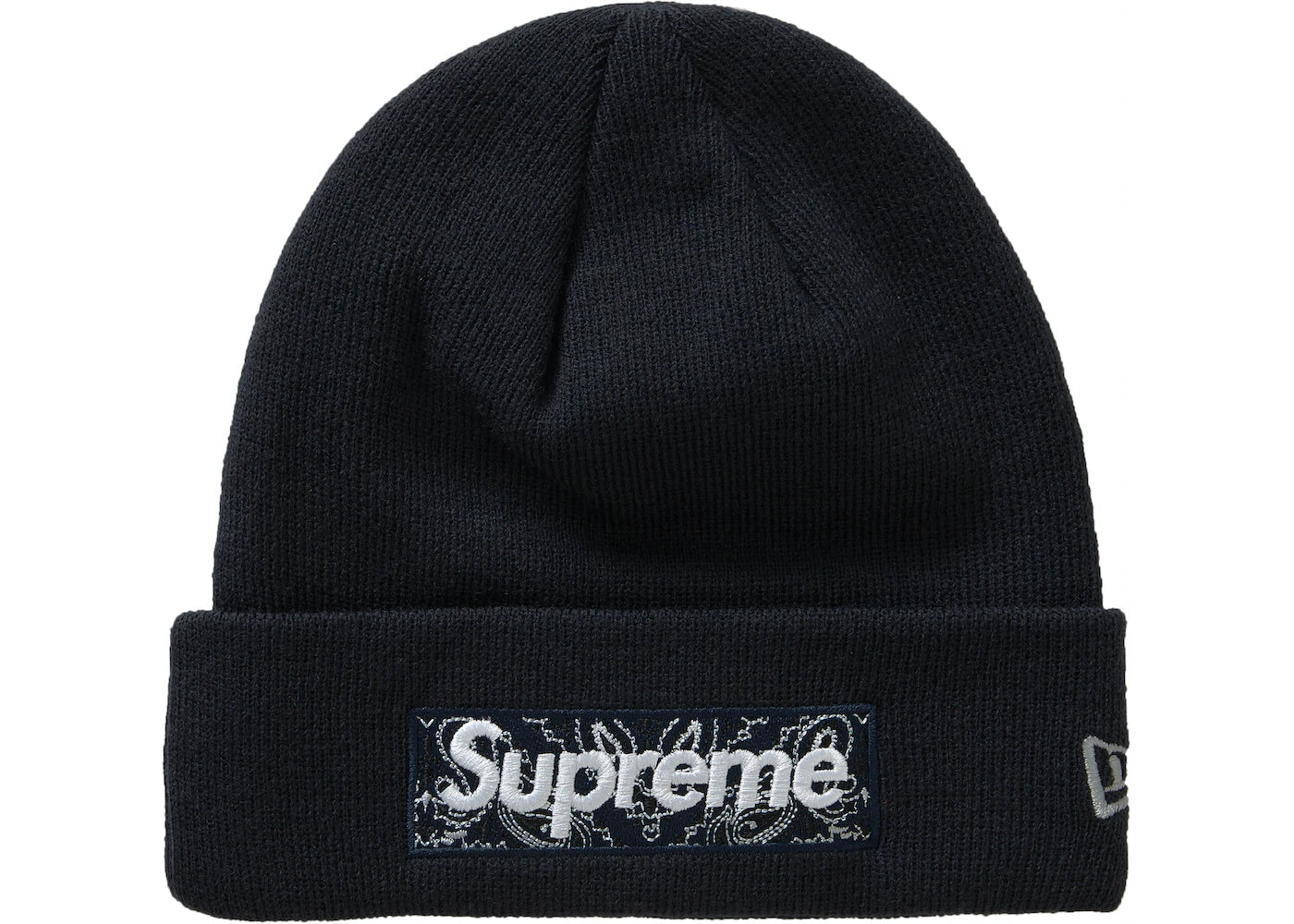 【正規品定番】Supreme New Era Box Logo Beanie Gray 帽子